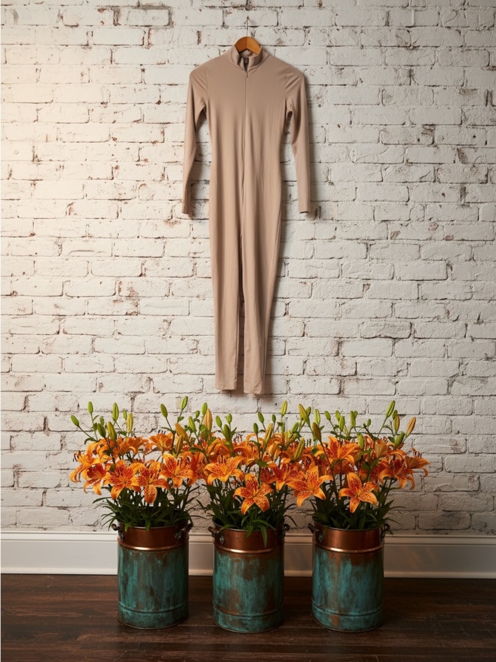 Tresser taupe bodysuit